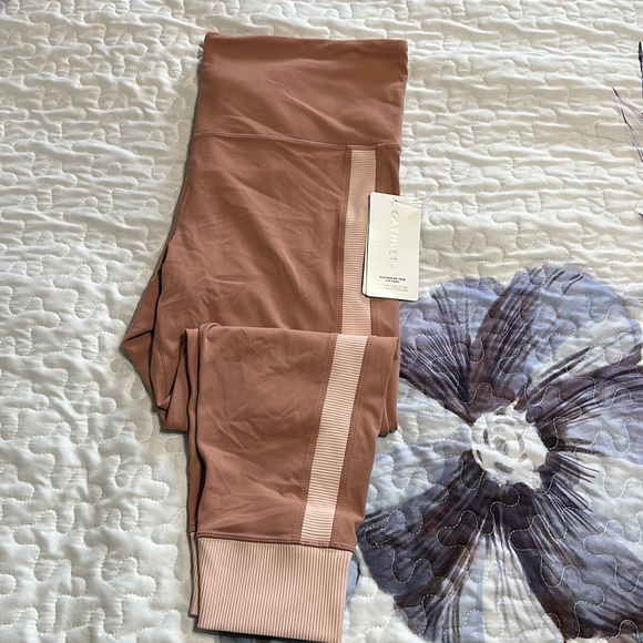 NWT! Athleta Elation Rib Trim 7/8 tight. Plus size 2x (20/22). Palermo pink - Picture 7 of 14